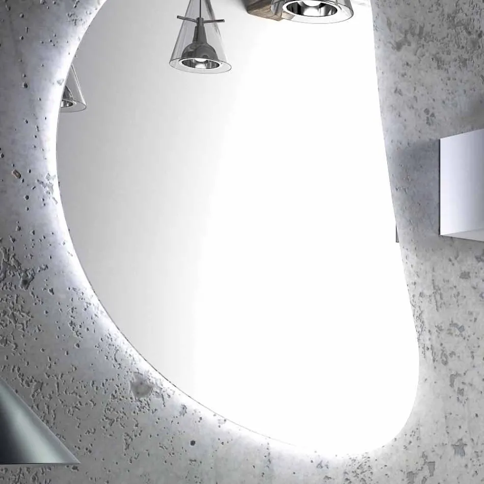 Houten design design hanger badkamermeubilair gemaakt in Italië :-( Viadurini