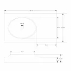 Brusson solide badkamermeubels set van modern design Viadurini