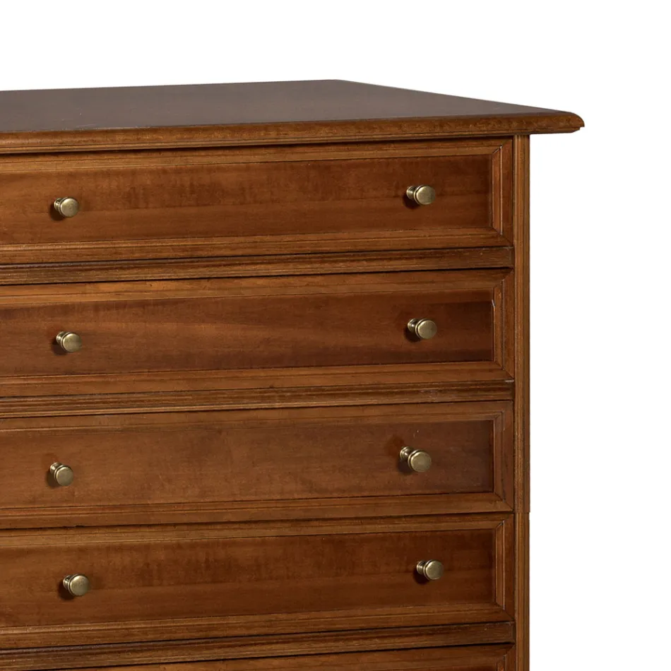 Dressoir van gepatineerd walnotenhout Made in Italy - Selvans Viadurini