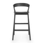 Hoge keukenkruk met essenhouten structuur Made in Italy - Oslo Viadurini