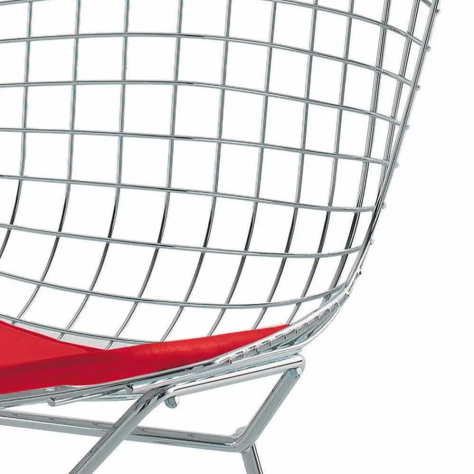 Hoge lederen barkruk met stalen structuur Made in Italy - Beniamino Viadurini