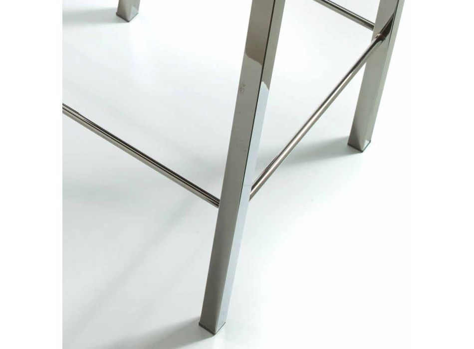 Floyd barkruk / keuken H 96 cm, modern ontwerp, gemaakt in Italië Viadurini