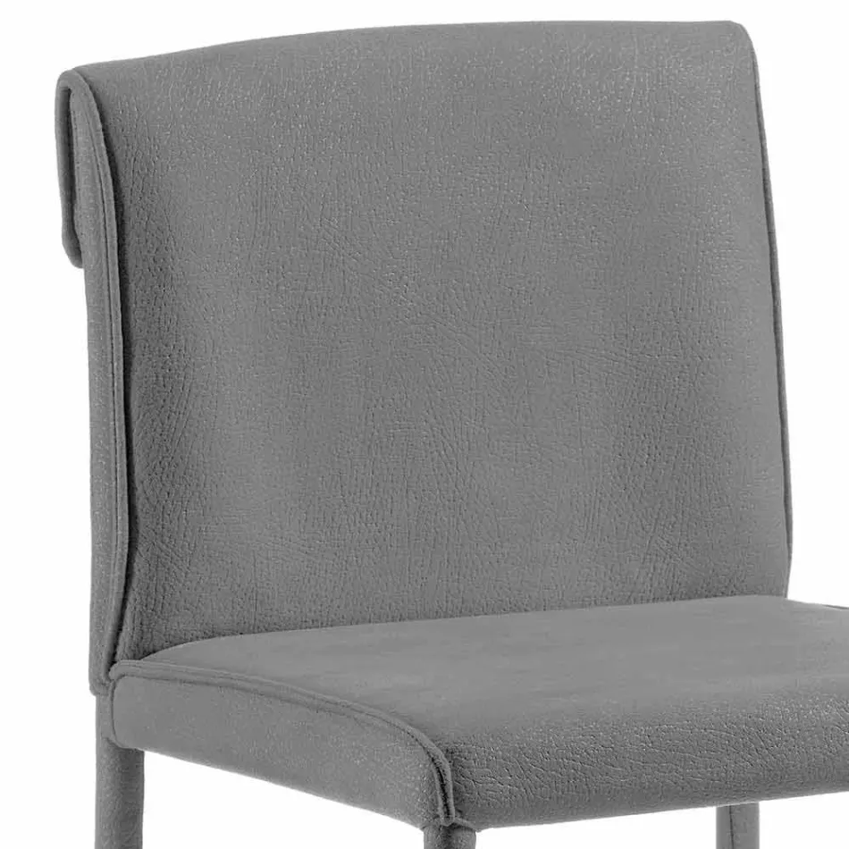 Modern design barkruk Amos, handgemaakt in Italië Viadurini