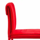 Modern design barkruk Amos, handgemaakt in Italië Viadurini