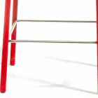 Modern design barkruk Amos, handgemaakt in Italië Viadurini