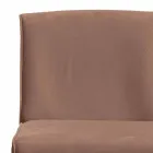 Modern design barkruk Amos, handgemaakt in Italië Viadurini