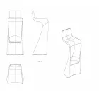 Wing Vondom modern design barkruk in polyethyleen Viadurini