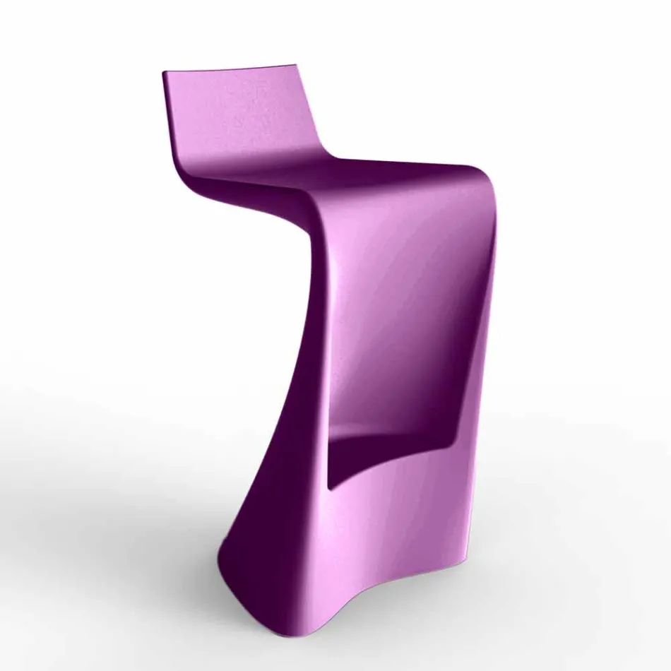 Wing Vondom modern design barkruk in polyethyleen Viadurini