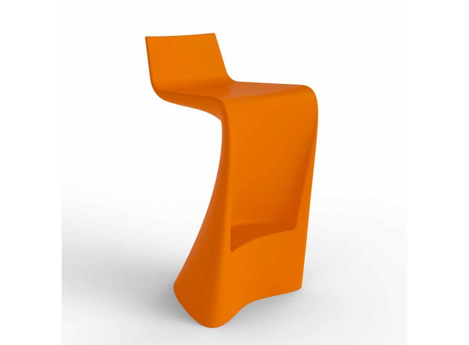 Wing Vondom modern design barkruk in polyethyleen Viadurini