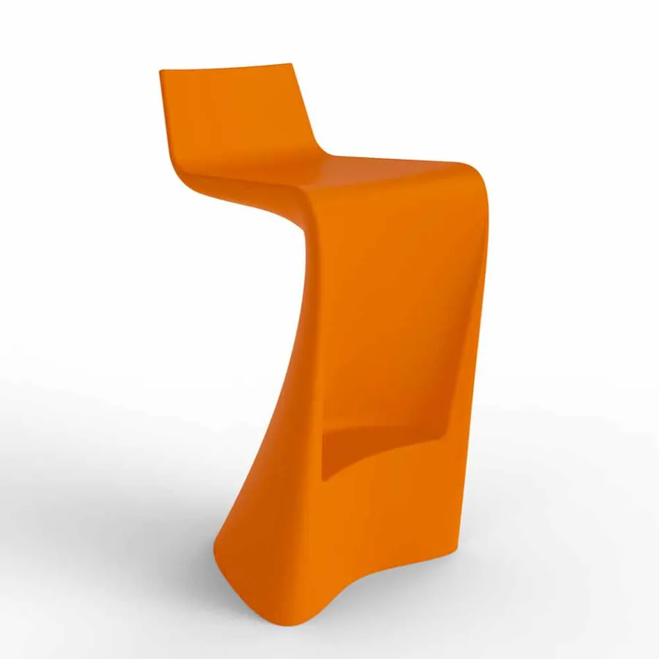 Wing Vondom modern design barkruk in polyethyleen Viadurini