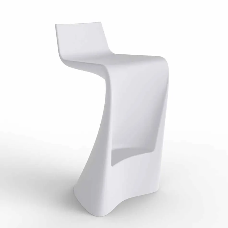 Wing Vondom modern design barkruk in polyethyleen Viadurini