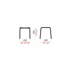 Lage kruk in buiten gelakt aluminium gemaakt in Italië - Sondra Viadurini