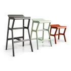 Kruk met structuur van massief beukenhout Made in Italy - Regensburg Viadurini