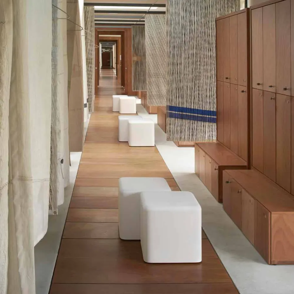 Zachte kubus met polyurethaan kubus Slide Soft Cube ontwerp gemaakt in Italië Viadurini