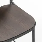 Keukenkruk in eikenhout en metaal Made in Italy 2 stuks - Saffia Viadurini