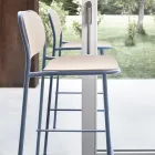 Keukenkruk in eikenhout en metaal Made in Italy 2 stuks - Saffia Viadurini