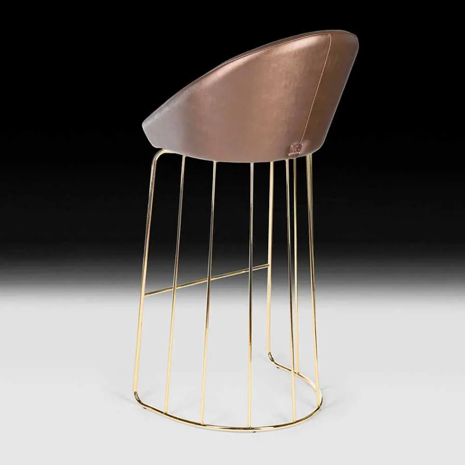 Eigentijdse barkruk 100% Made in Italy Dedo Viadurini