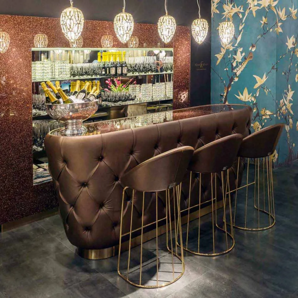 Eigentijdse barkruk 100% Made in Italy Dedo Viadurini