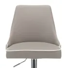 Keukenkruk van eco-leer en verchroomd staal Made in Italy - Nirvana Viadurini