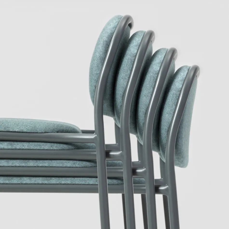 Keukenkruk in stof en metaal Made in Italy 2 stuks - Sangria Viadurini