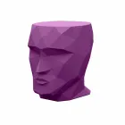 Buiten kruk in de vorm van een gezicht in een modern ontwerp door Adan door Vondom Viadurini