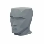 Buiten kruk in de vorm van een gezicht in een modern ontwerp door Adan door Vondom Viadurini