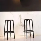 Brooklyn Vondom outdoor kruk H 66 cm, van polypropyleen Viadurini