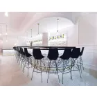 Faz by Vondom outdoor kruk H 111 cm in polypropyleen en staal Viadurini