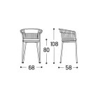 Buitenkruk in aluminium gemaakt in Italië - Emmacross door Varaschin Viadurini