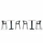 Stapelbare tuinstoel aluminium en technische stof - Smart van Varaschin Viadurini