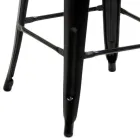 Kruk voor binnen en buiten van ijzer en hout - Stationery Viadurini