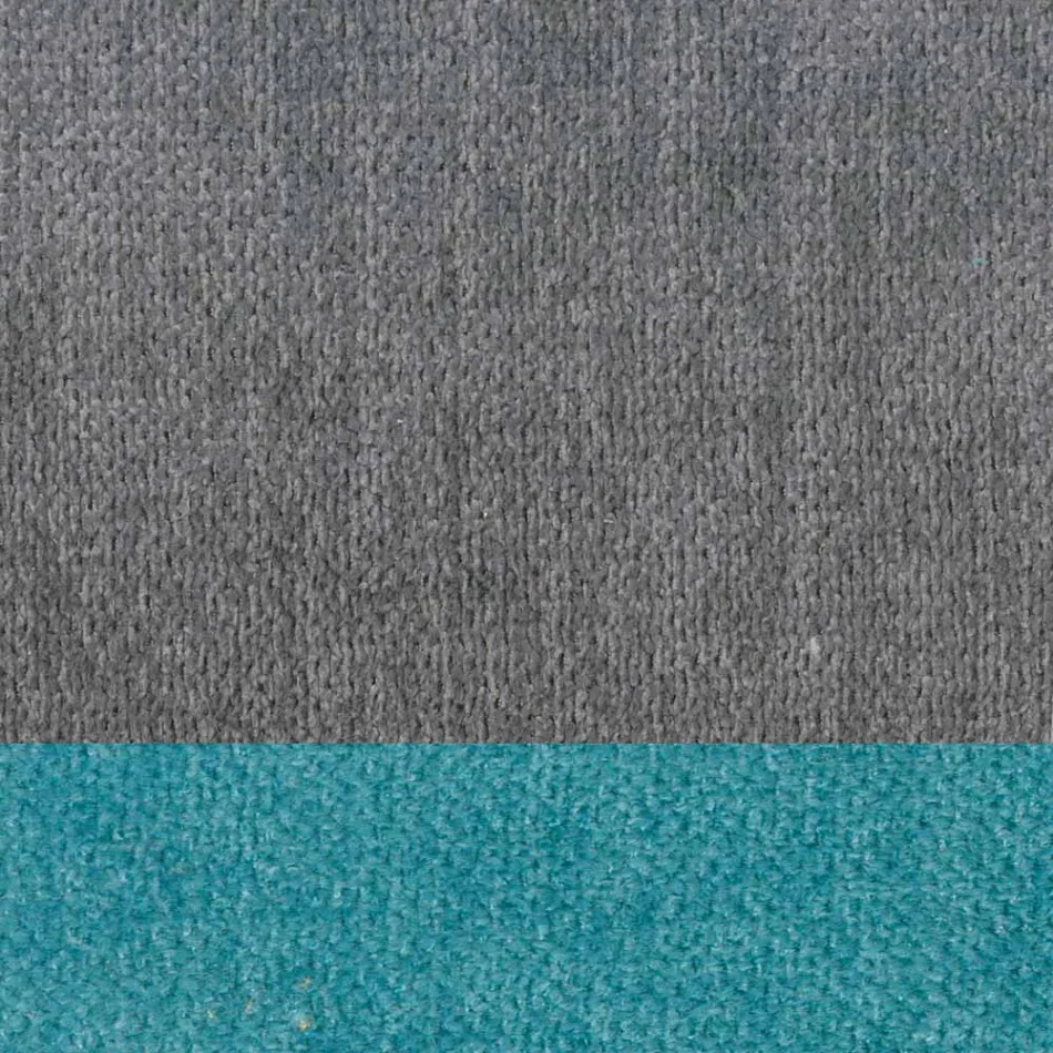 Design woonkamerkruk in stof met rand en antraciet metaal - Scarat Viadurini