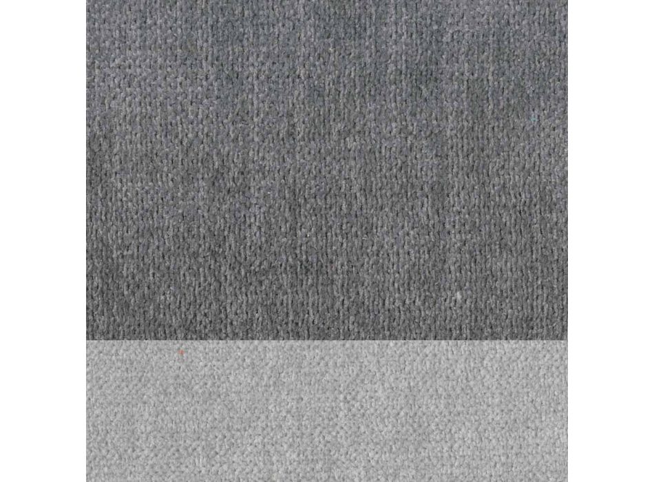 Elegante moderne design woonkamerkruk in stof met rand - Scarat Viadurini