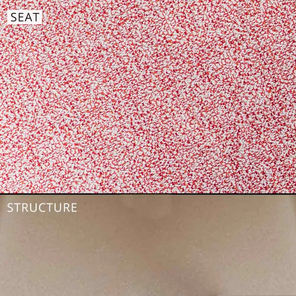 Outdoor designkruk van hoogwaardig aluminium, 3 stuks - Filomena Viadurini