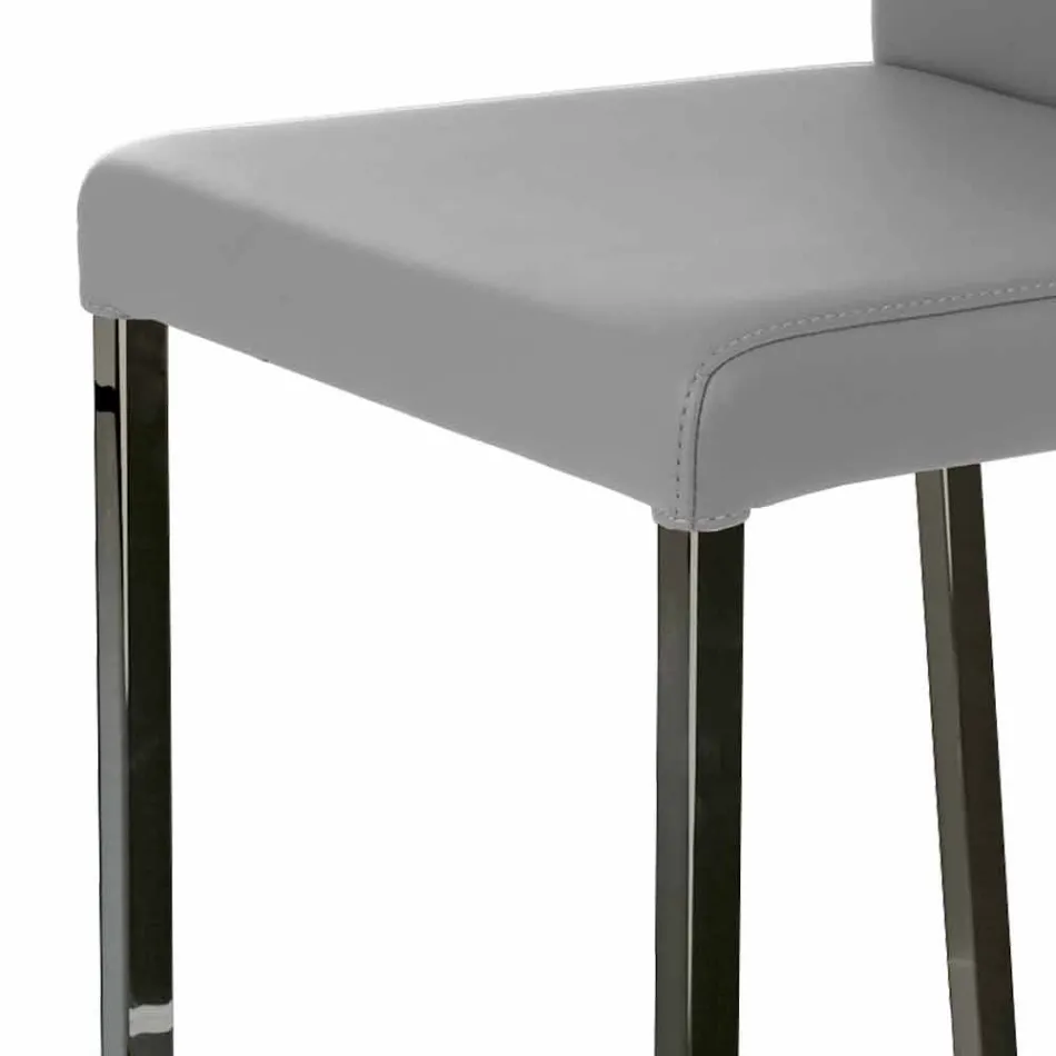Modern design krukje met Alwyn H 86 cm terug, gemaakt in Italië Viadurini