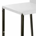 Modern design krukje met Alwyn H 86 cm terug, gemaakt in Italië Viadurini