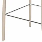 Modern design krukje met Alwyn H 86 cm terug, gemaakt in Italië Viadurini