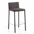 Modern design krukje met Alwyn H 86 cm terug, gemaakt in Italië Viadurini