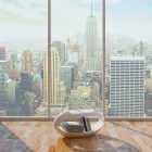 Design kruk met geïntegreerde boekenkast Ellix made in Italy Viadurini