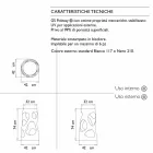 Stapelbare kruk voor buiten of binnen, wit of zwart 2 stuks - Liberty by Myyour Viadurini