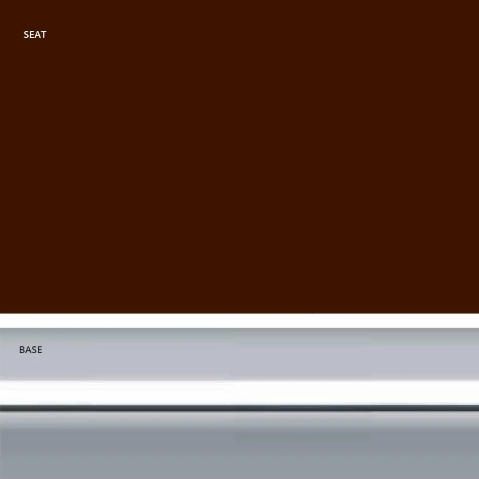 Kunstleer vaste kruk, modern design H 65 cm - Alina Viadurini