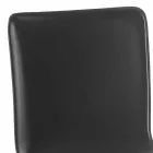 Draaibare kruk met moderne designrugleuning Gord, H 113 cm Viadurini