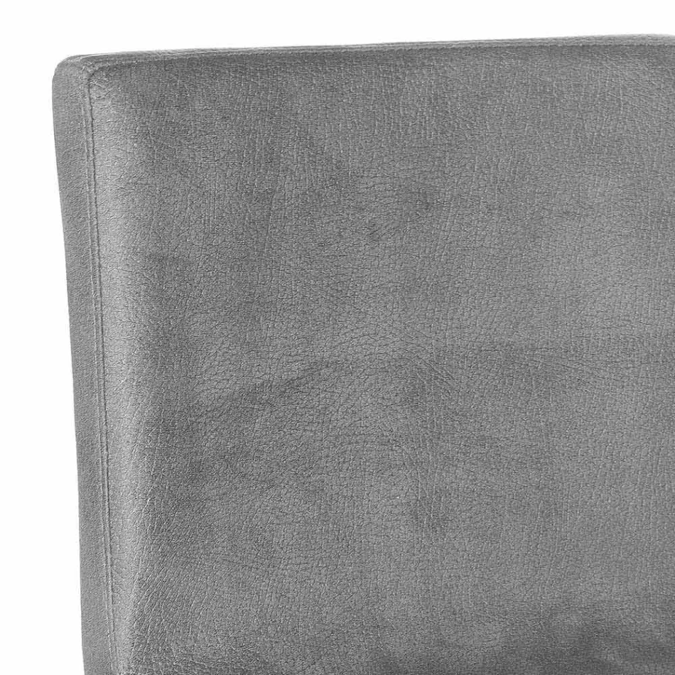 Draaibare kruk met moderne designrugleuning Gord, H 113 cm Viadurini