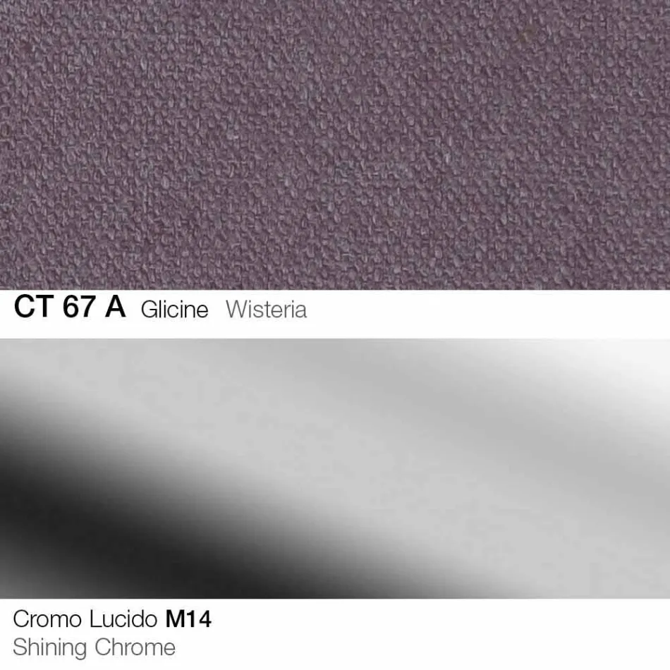 Draaikruk in stof en staal met gaslift Made in Italy - Marchesi Viadurini