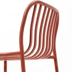 Stapelbare metalen buitenkruk Made in Italy 2 stuks - Simply Viadurini