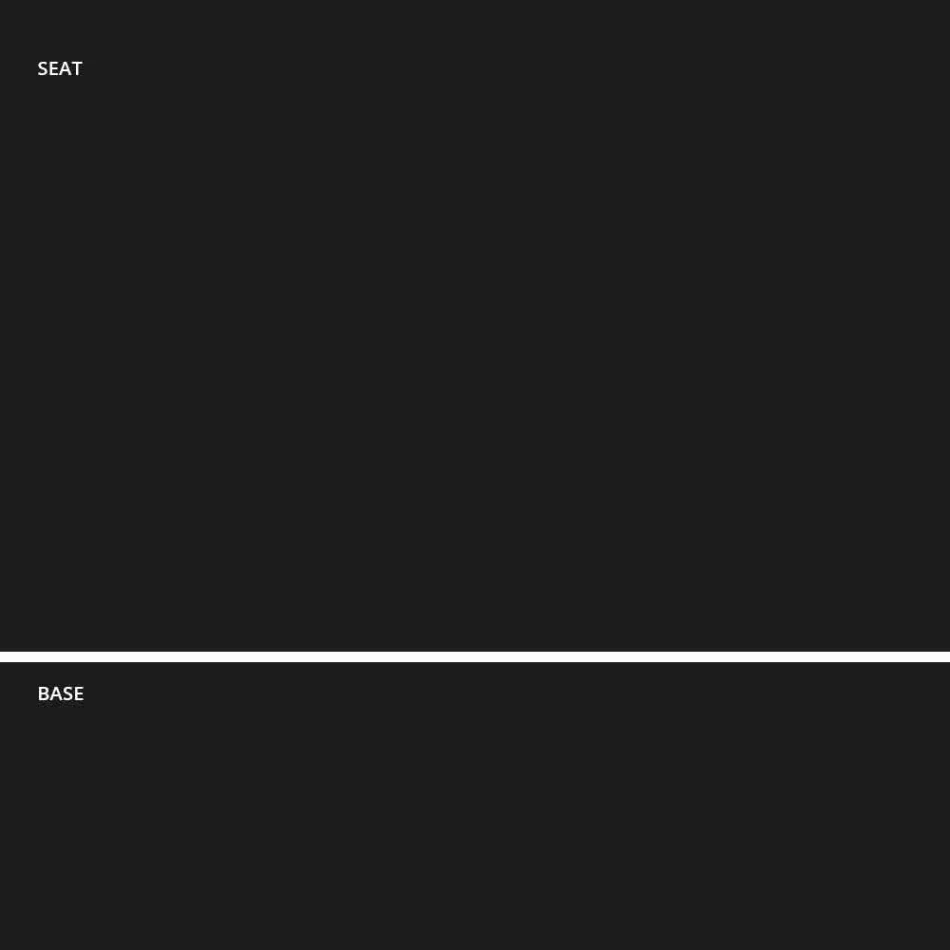 Stapelbare kruk van metaal en polypropyleen gemaakt in Italië, 2 stuks - Charla Viadurini