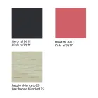 Kruk van massief beukenhout met stoffen zitting Made in Italy - Regensburg Viadurini