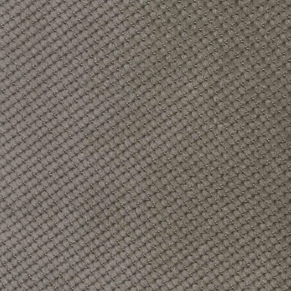 Kruk in stof en antraciet metaaldesign Made in Italy - Nautilus Viadurini