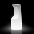 Lichtgevende buitenkruk in polyethyleen met LED-licht Made in Italy - Forlina