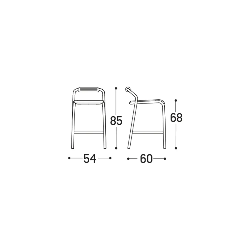 Buitenkruk met kussens inbegrepen Gemaakt in Italië - Noss door Varaschin Viadurini